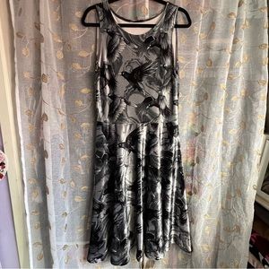BlackMilk Clothing Raven/Ravenous Velvet Princess Midi Dress (Limited)